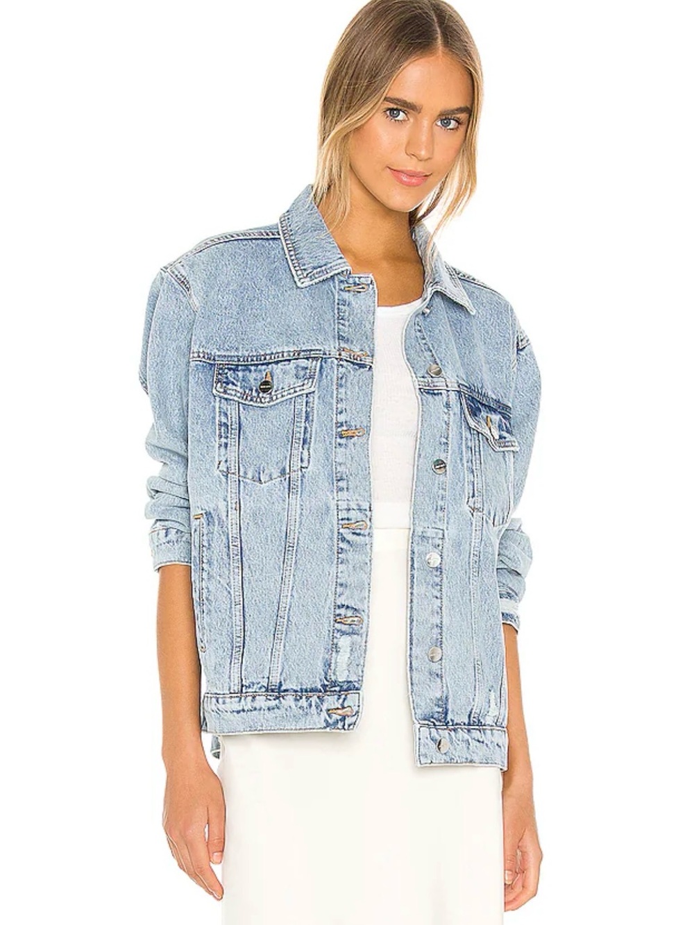 Anine Bing Rory Denim Jacket - Size Small